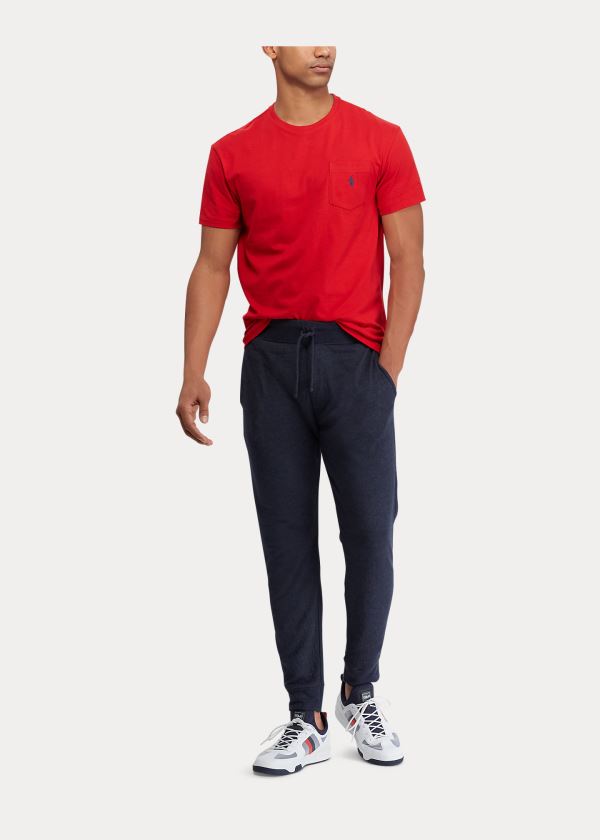 Playeras Polo Ralph Lauren Hombre Rojos - Classic Fit Pocket - EUOYH6380